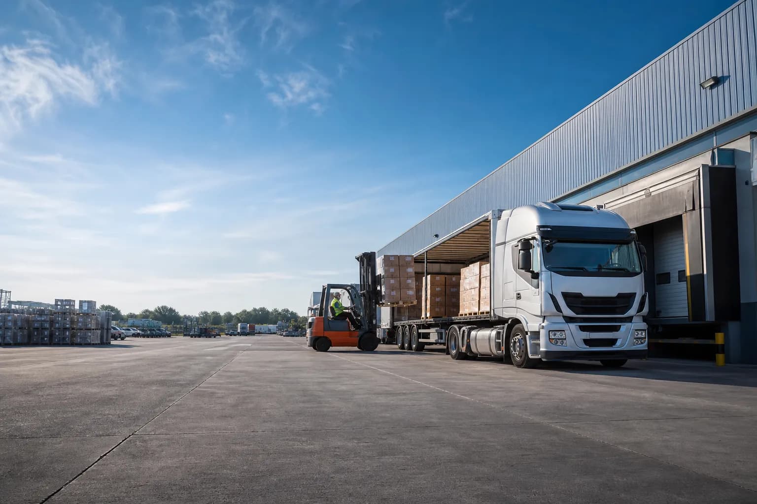 Transport Köln Kurier und LKW
