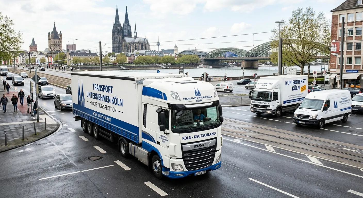 Wie ein zuverlässiges Transport Unternehmen Köln bei Geschäftslieferungen unterstützt