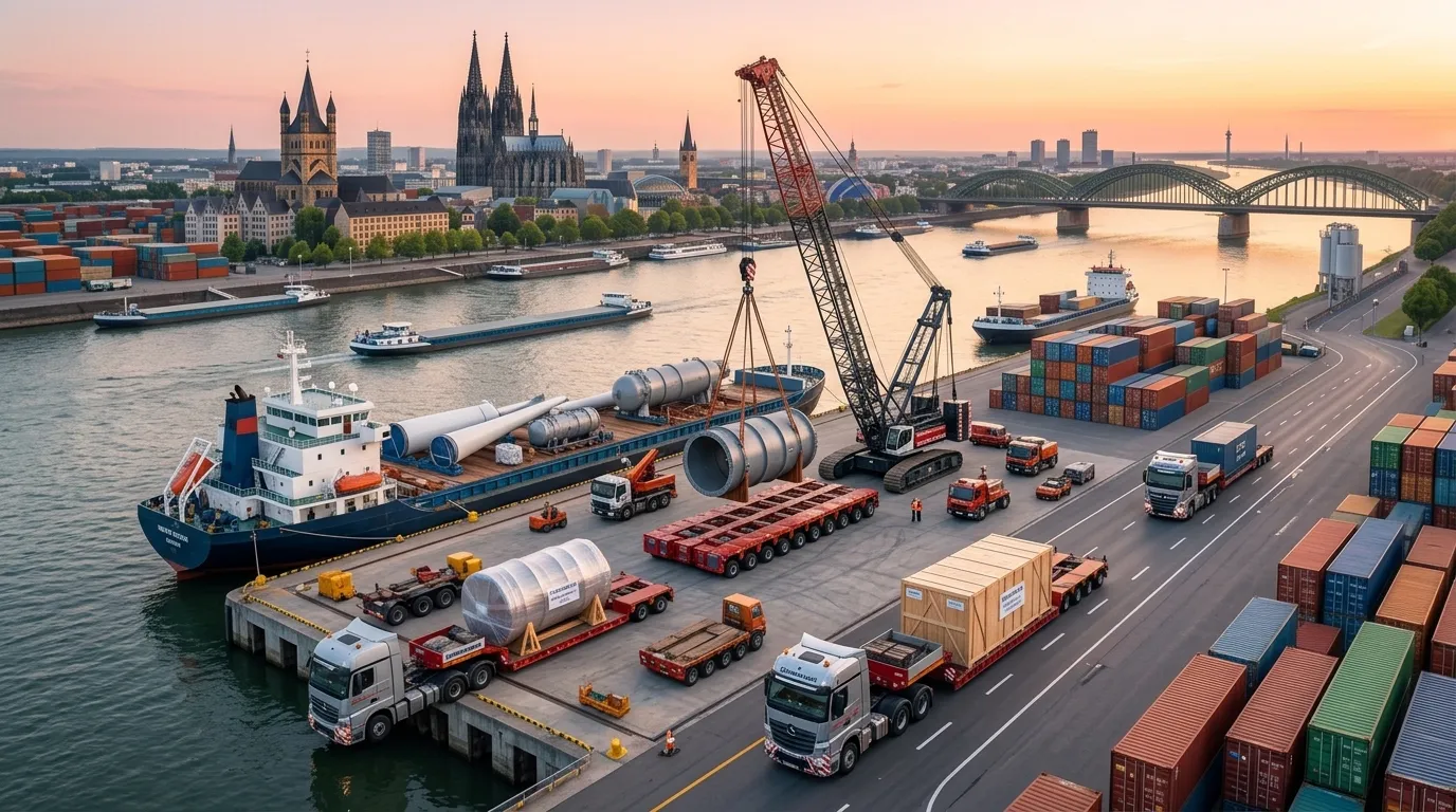 Wie eine Spedition Köln Unternehmen beim Transport schwerer Waren unterstützen kann
